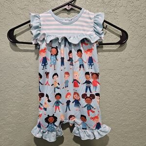 Baby Girl Little Millie Friends Kids Romper Size 6 Months